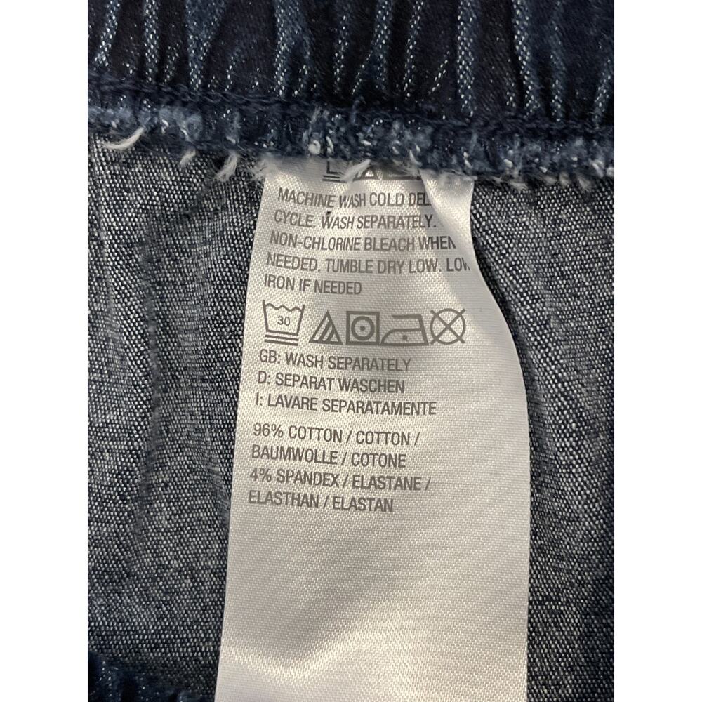 D&Co. Pants Women's Medium Blue Denim Coastal Grandmother Normcore Minimalist - Picture 4 of 7